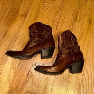 Idyllwind Miranda Lambert Wheels Brown Western Booties Round Toe